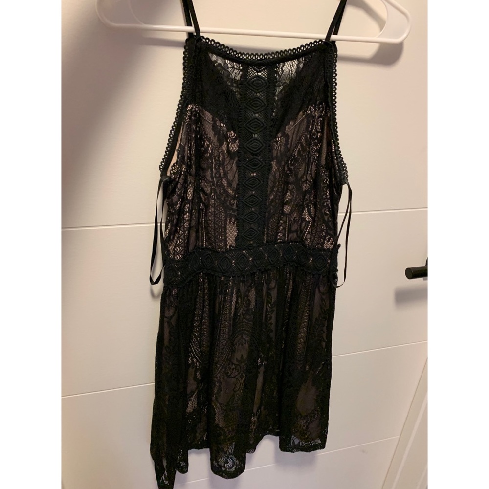 Black and Lace Francesca’s Dress